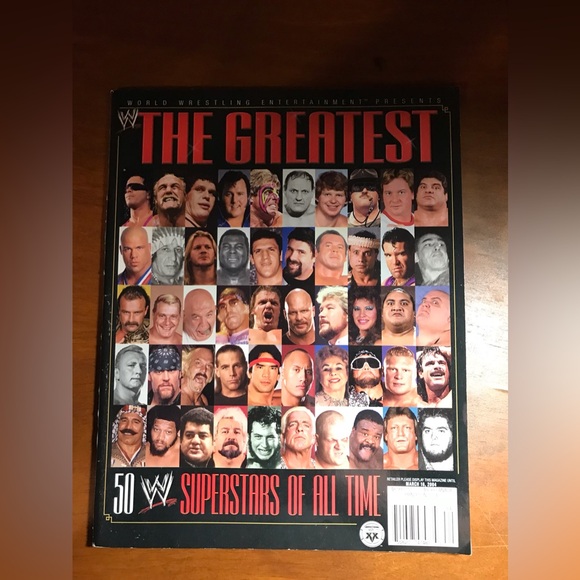 WWE Presents “The Greatest Superstars Of All Time” Magazine March 16 2004 - Picture 1 of 4
